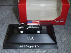 1/87 NEW ミニ クーパー S アメリカ ブラック MINI COOPER BMW クーパーS USA