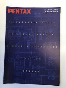  Pentax 35mm single‐lens reflex for accessory catalog 