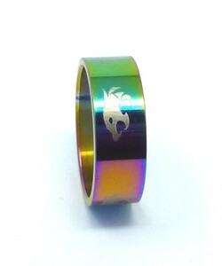 * специальная цена! F10 25 номер нержавеющая сталь кольцо кольцо Rainbow леопард chi-ta