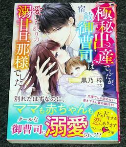  極秘出産でしたが、宿敵御曹司は愛したがりの溺甘旦那様でした (ベリーズ文庫) 文庫 2022/4　★黒乃 梓 (著)【068】