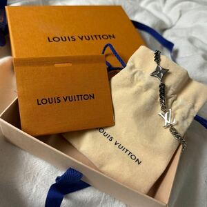 LOUIS VUITTON ブレスレット　インスティンクト　付属品完備　正規品　ルイヴィトン シルバー系　M00508 アクセサリー　2022年購入