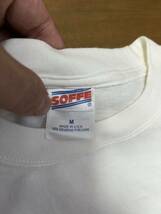 【美品sizeM】SOFFE ソフィー US NAVY プリントTシャツ ホワイト 白 アメリカ軍 ミリタリー 軍物 ネイビー 新品 リフレクター_画像2
