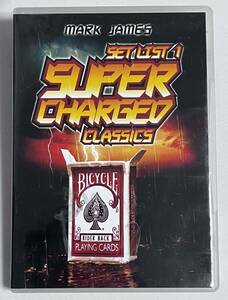 DVD　Super Charged Classics by Mark James Vol.1　Turbo Cup Though Of Card Under Glass 他 カードマジック 手品 トリック レクチャー