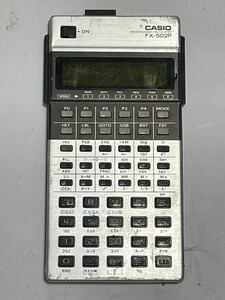 CASIO カシオ プログラミング関数電卓 FX-502P ジャンク品　現状販売　0504