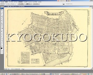 ●明治３７年(1904)●東京十五区分地図　日本橋区全図●スキャニング画像データ●古地図ＣＤ●送料無料●