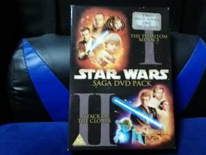 STAR WARS SAGA DVD PACK　輸入版DVD（邦題：スターウォーズⅠ＆Ⅱ）4枚組