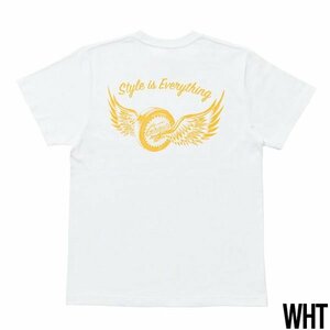 【送料無料】半袖Tシャツ バックプリントTEE Grants Golden Brand グランツゴールデンブランドWINGED S/S TEE WHT　 XLサイズ