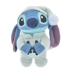 スティッチ ぬいぐるみキーホルダー・キーチェーン パジャマスタイル Disney Stitch＆Scramp OHANA LIFE　定価以下