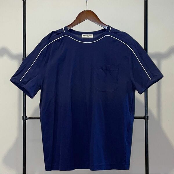 【BALENCIAGA】Tシャツ／ネイビー