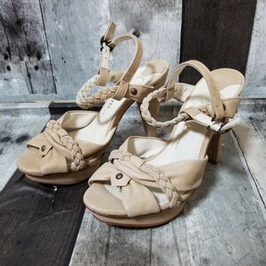 SEVEN TWELVE THIRTY Seven Twelve Thirty sandals 35 1/2 leather strap lady's 