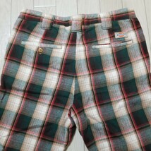 Dickies　ディッキーズ　クロップド　パンツ　Mサイズ　チェック　コットン_画像3