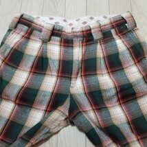 Dickies　ディッキーズ　クロップド　パンツ　Mサイズ　チェック　コットン_画像5