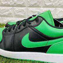 即決 ナイキ エアジョーダン1 ロー ラッキー グリーン メンズ Nike Air Jordan 1 Low AJ1 白黒緑 28.5cm 送料込み 553558-065_画像10