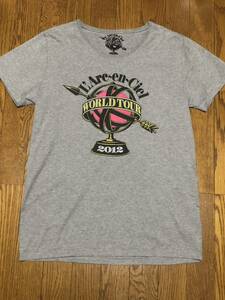 【バンド】L'Arc〜en〜Ciel ツアーTシャツ 2012年　Mサイズ world tour