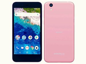 【新品・標準セット】SIMフリー Android One S3 ピンク Y!mobile SIMロック解除済み スマートフォン 格安SIM可 箱あり★送料無料