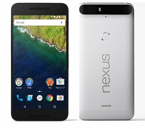 SIMフリー HUAWEI Google Nexus 6P 32GB アルミニウム SoftBank SIMロック解除済み スマートフォン 充電ケーブル付★送料無料★新品未使用