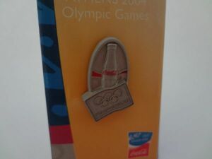 アテネ　2004　オリンピック　コカコーラ　ピンバッジ　ピンバッチ　ピンズ　ATHENS Olympic Games　輪　五輪