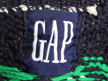 90s ■ OLD GAP フェアアイル コットン ニット セーター ( メンズ XL ) 古着 90年代 オールド ギャップ ノルディック 総柄 ヘビーウェイト_画像4