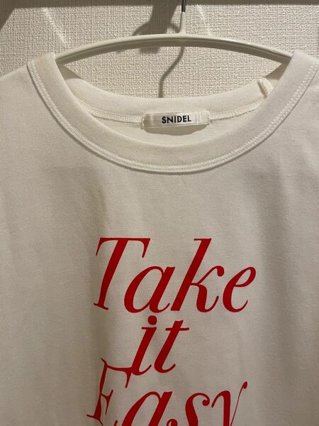 半袖Tシャツ snidel take it easy