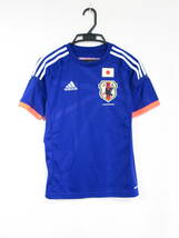 日本代表 2014 ホーム ユニフォーム ジュニア 160cm アディダス ADIDAS Japan サッカー シャツ キッズ 子供_画像1