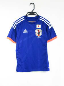 日本代表 2014 ホーム ユニフォーム ジュニア 160cm アディダス ADIDAS Japan サッカー シャツ キッズ 子供