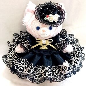 リーナベルコスチューム 1206 Sサイズ用 キラキラブラックコスチューム
