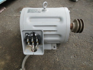 TOSHIBA 3 PHASE INDUCTION MOTOR 5.5kw 4Poles 200v 3相