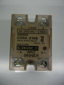 オムロン SSR G3NA-210B 24-240VAC 10A 5-24VDC ヒートシンク付 ③