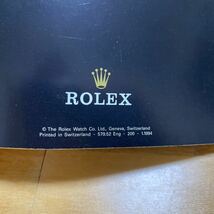 3286【希少必見】ロレックス オイスター冊子 取扱説明書 1994年度版 ROLEX 定形郵便94円可能_画像3