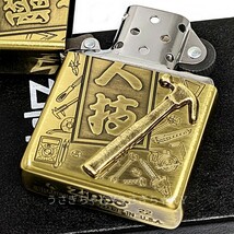 zippo☆職人技☆ハンマーメタル☆アンティークブラス☆ジッポ ライター_画像2