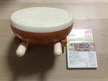 Wii ソフト 太鼓の達人Wii 太鼓とバチ セット 動作未確認の為ジャンク【管理 14990】【ジャンク】_画像2