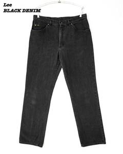 Lee BLACK DENIM PANTS 1990s W36 L32 リー ブラックデニム ブラックジーンズ 後染めブラック