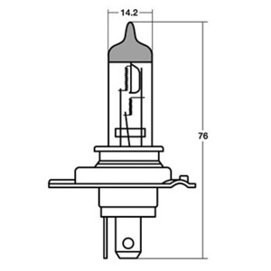 Philips(フィリップス) バイク HS1 12V35/35W(クリア) ヘッドライト球