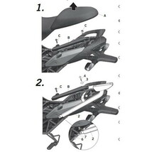 SHAD(シャッド) バイク トップマスターフィッティングキット VERSYS 650(10-14) K0VR60ST_画像3