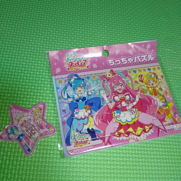 ちっちゃパズル　デリシャスパーティプリキュア　15ピース　キュアプレシャス　キュアヤムヤム　キュアスパイシー　ここね　らん　ゆい