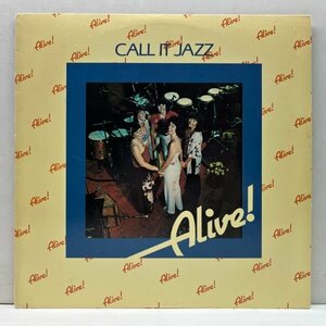 USオリジナル ALIVE Call It Jazz ('81 Redwood) 女性オンリー5人組バンド、アライヴ！Gil Scott Heronの名曲カバー Willing ほか