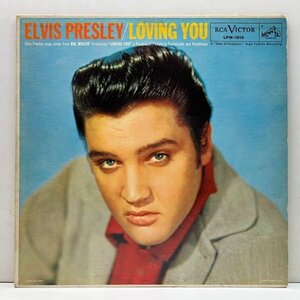 USオリジナル MONO 初版 銀文字ニッパー 深溝 ELVIS PRESLEY Loving You ('62 RCA) エルヴィス・プレスリー さまよう青春 ラヴィング・ユー