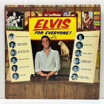 良好!! MONO 深溝 USオリジナル【名曲満載の未発表集】ELVIS PRESLEY For Everyone! (LPM-3450) エルヴィス・プレスリー 偽りの心_画像1