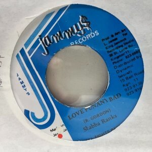 【DANCEHALL CLASSIC】JAプレス 7インチ SHABBA RANKS Love Punany Bad (Jammy's) シャバ・ランクス 45RPM.