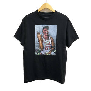 USA 古着 半袖 Tシャツ DGK ブラック黒 メンズMサイズ スケート プリントTシャツ カジュアル 古着卸 激安 BA1141