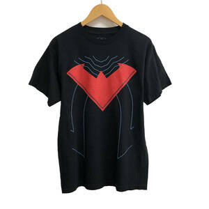 USA 古着 半袖 Tシャツ BATMAN ブラック 黒 メンズM アメコミ DCコミックス ロゴプリントTシャツ 古着卸 激安 BA1181