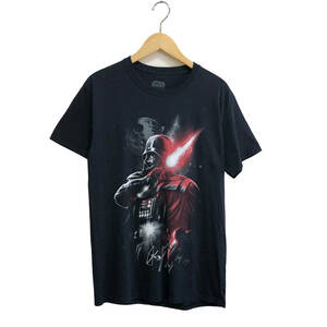 USA 古着 半袖 Tシャツ STARWARS ブラック 黒 メンズSサイズ ダースベイダー スターウォーズ 映画 古着卸 激安 BA1209