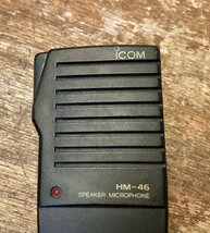 TT-414■送料込■ ICOM アイコム 無線機 小型 マイクロフォン マイク 音響機器 HM-46 日本製 70g ●ジャンク扱い/くGOら_画像8