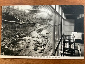 FF-6226 ■送料込■ 静岡県 伊豆修善寺 桂川を挟みたる修善寺新井旅館 庭園 庭 川 河原 自然 温泉 風景 景色 絵葉書 写真 古写真/くNAら