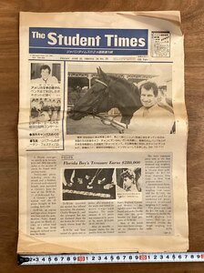 RR-4454■送料込■The Student Times ジャパンタイムズの2ヵ国語週刊誌 新聞 英語 海外記事 チャールズ皇太子 写真 印刷物 昭和59年/くOKら