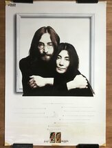 KK-6178 ■送料込■ ジョン・レノン オノ・ヨーコ DyDo ダイドー コーヒー coffee Beatles ビートルズ カレンダー ポスター 印刷物/くMAら_画像1