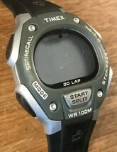 SS-1069■送料込■TIMEX IRONMAN TRIATHLON 30 LAP START SPLIT デジタル腕時計 メンズ 防水 アンティーク 36g●ジャンク扱い/くATら_画像1