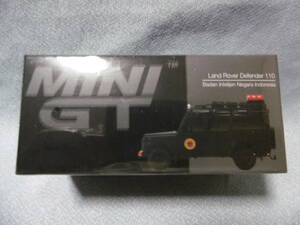 未開封新品 MINI GT 158 Land Rover Defender 110 Bardan Intelijen Negora Indonesia 右ハンドル