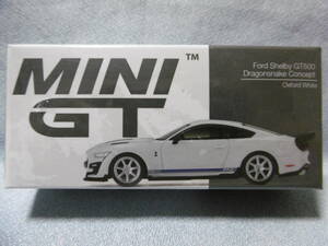 未開封新品 MINI GT 318 Ford Shelby GT500 Dragonsnake Concept Oxford White 左ハンドル