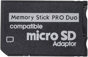  memory stick PRO Duo conversion adapter micro SD - MemoryStick PRO Duo SDHC/SDXC card correspondence 